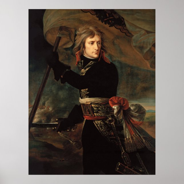 Napoleon Bonaparte's Rally at the Battle of Arcole Poster (Front)