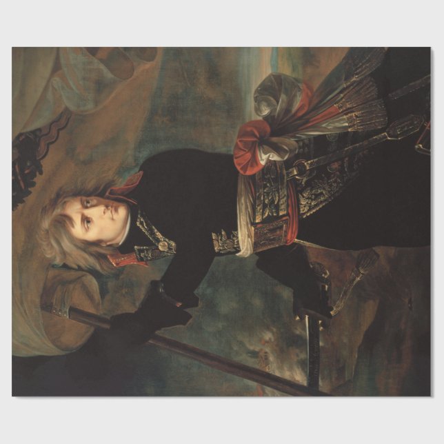 Napoleon Bonaparte's Rally at the Battle of Arcole Wrapping Paper (Flat)