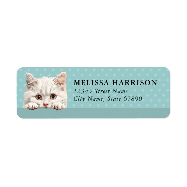 Napoleon Cat Return Address Labels (Front)