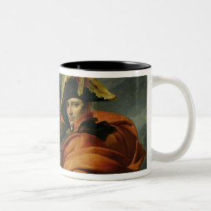 Napoleon Crossing the Alps 2 Two-Tone Coffee Mug