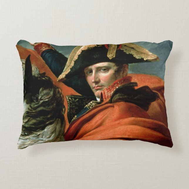 Napoleon  Crossing the Alps Accent Pillow (Front)
