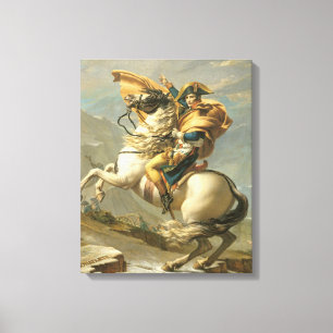 Napoleon  Crossing the Alps at the St Bernard Canvas Print