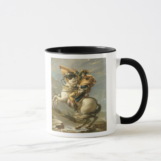 Napoleon  Crossing the Alps at the St Bernard Mug (Right)