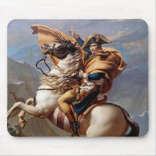 Napoleon Crossing the Alps by David Mouse Pad