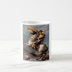 Napoleon Crossing the Alps, Jacques-Louis David Coffee Mug