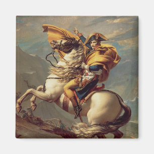 Napoleon Crossing the Alps-Jacques-Louis David Magnet