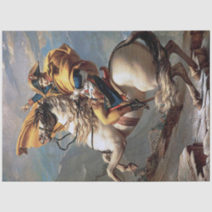Napoleon Crossing the Alps, Jacques-Louis David Tissue Paper