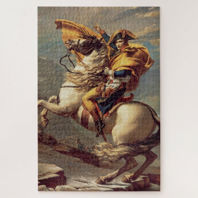 Napoleon Crossing the Alps Jigsaw Puzzle (Vertical)