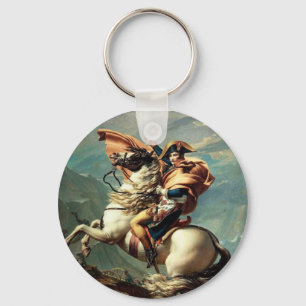 Napoleon Crossing the Alps Keychain