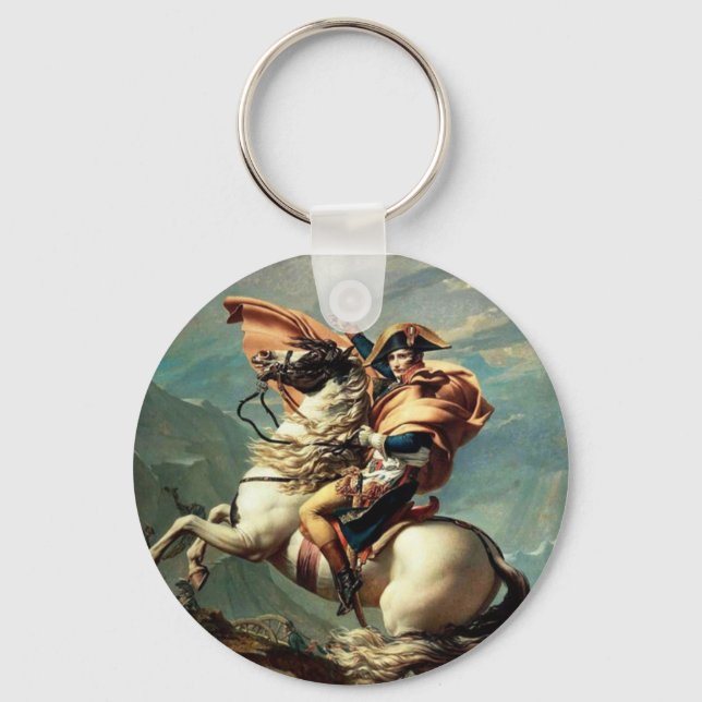 Napoleon Crossing the Alps Keychain (Front)