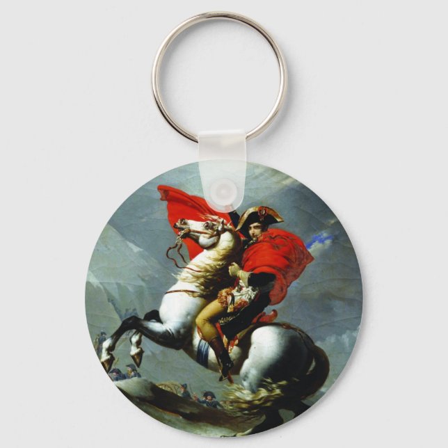 Napoleon Crossing the Alps Keychain (Front)