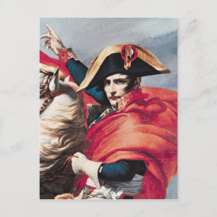 Napoleon Crossing the Alps Postcard