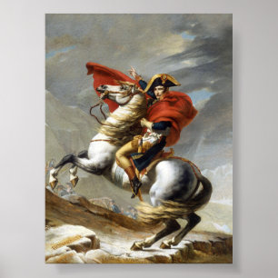 Napoleon Crossing the Alps Poster