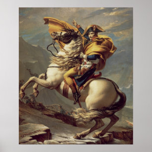 Napoleon Crossing the Alps Poster