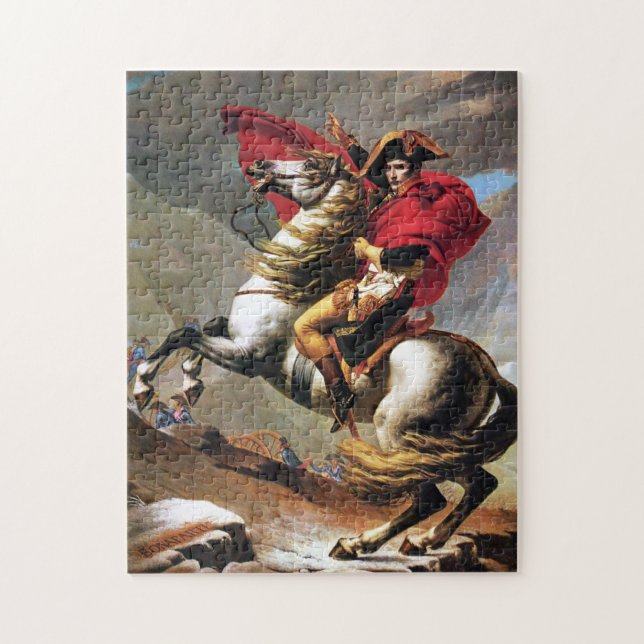 Napoleon Crossing the Alps Puzzle (Vertical)