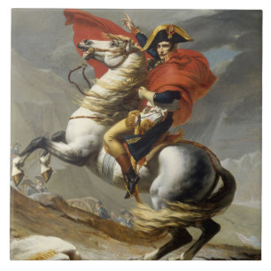 Napoleon Crossing the Grand Saint-Bernard Pass Tile