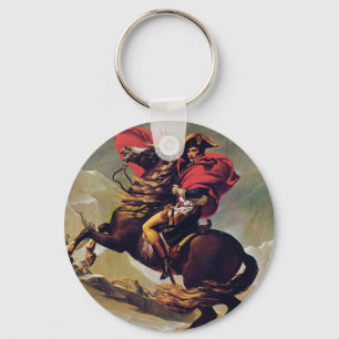 Napoleon Crossing the Saint Bernard Keychain