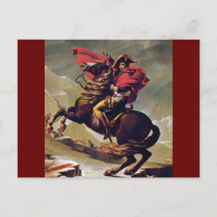 Napoleon Crossing the Saint Bernard Postcard