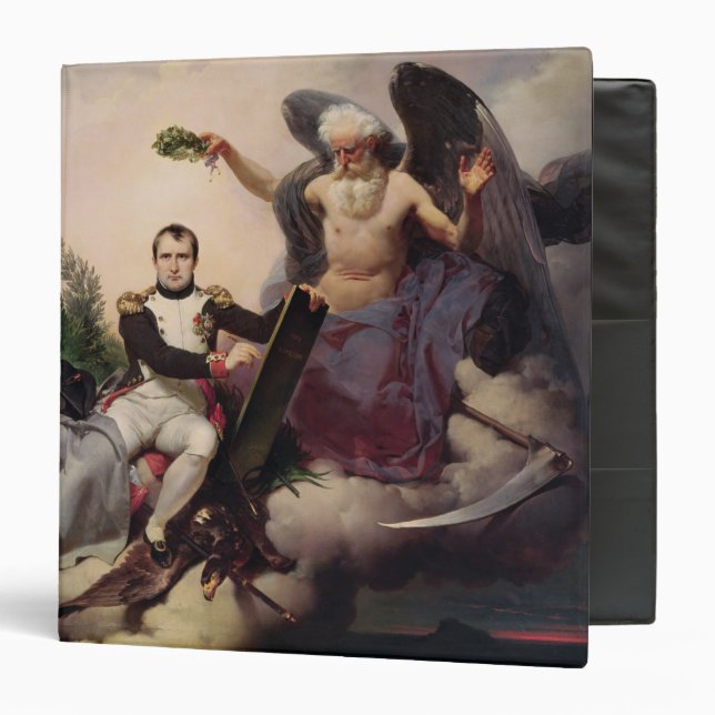 Napoleon  Crowned by Time, before 1833 Binder (Front/Inside)