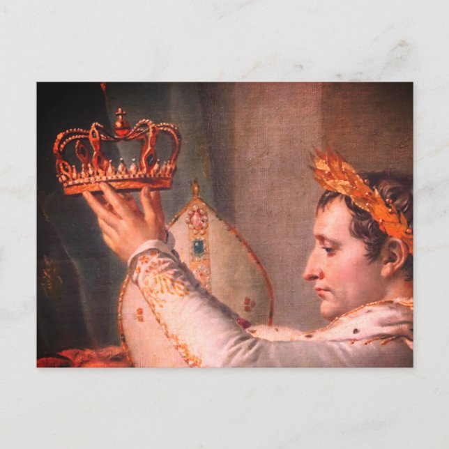 Napoleon Crowned Postcard (Front)