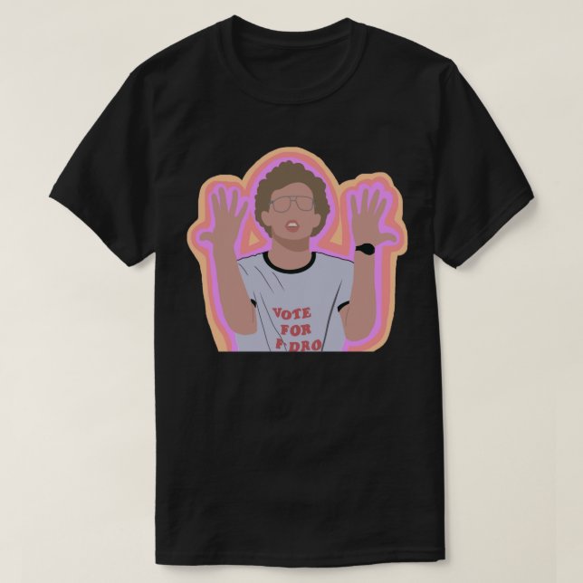 Napoleon Dynamite Jazz Hands Sticker T-Shirt (Design Front)