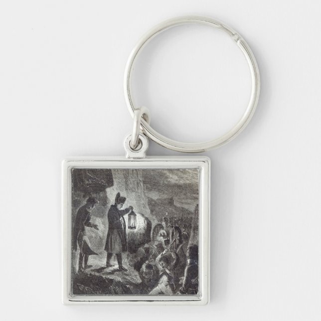 Napoleon extricating Lannes' Artillery Keychain (Front)