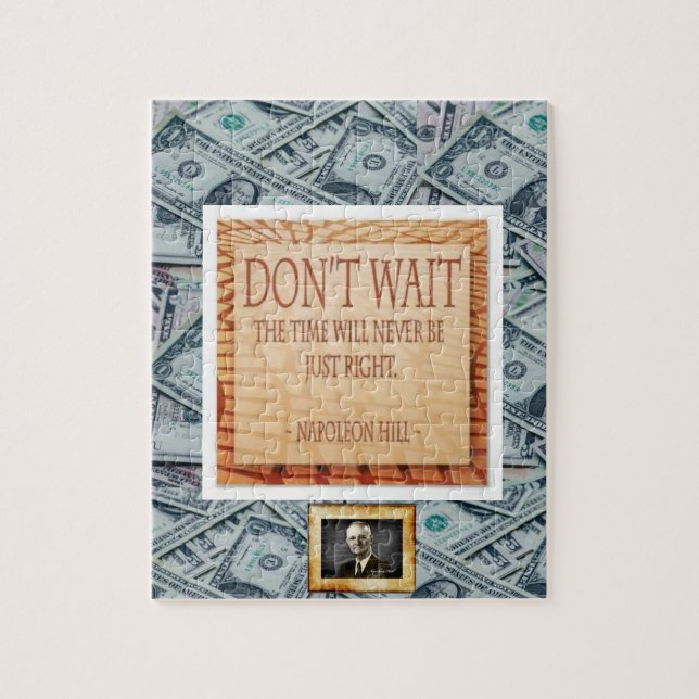 Napoleon Hill Jigsaw Puzzle (Vertical)