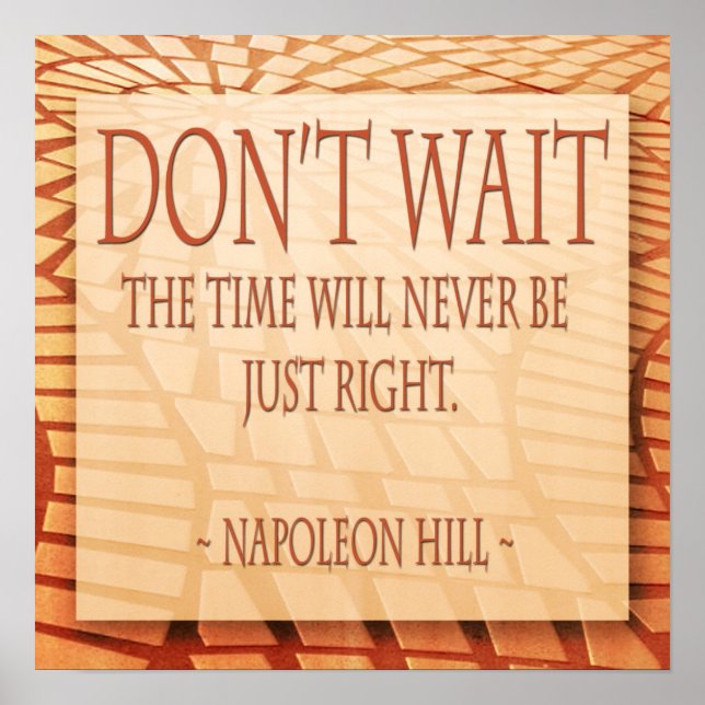 Napoleon Hill : : Motivational Quotes Posters (Front)