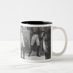 Napoleon I  arriving at the Tuileries Two-Tone Coffee Mug