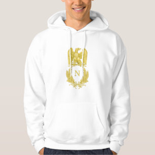 Napoleon I Imperial Eagle Motif on Hoodie