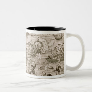 Napoleon I Landing in Alexandria, 2nd July 1798 Two-Tone Coffee Mug
