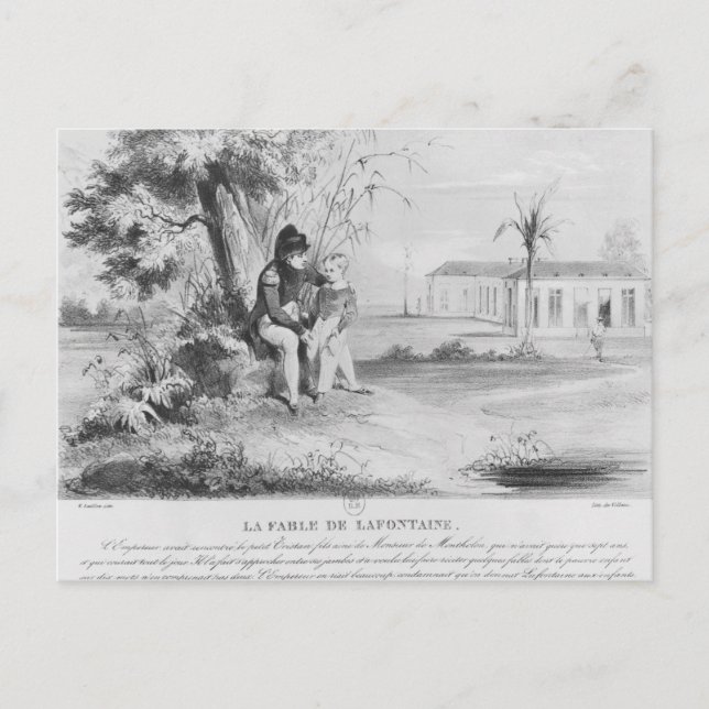 Napoleon I  on the island of St. Helena Postcard (Front)