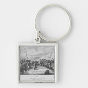 Napoleon I  returning from Elba Keychain