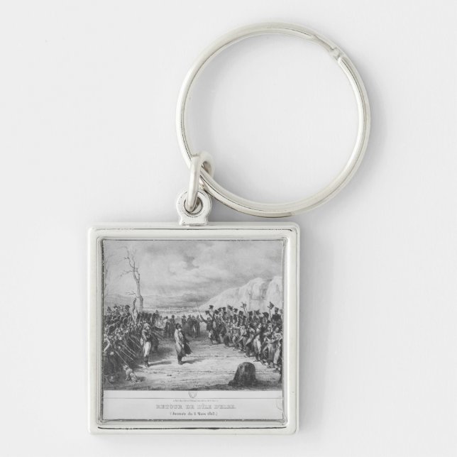 Napoleon I  returning from Elba Keychain (Front)