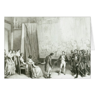Napoléon I visitant le studio de David