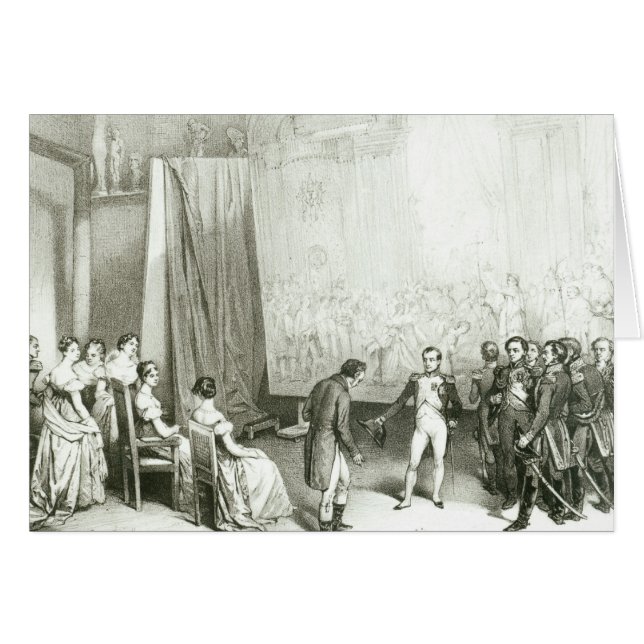 Napoleon I  Visiting the Studio of David (Front Horizontal)