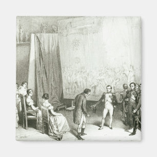 Napoleon I Visiting the Studio of David Magnet