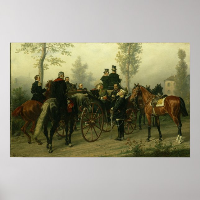 Napoleon III and Bismarck Poster (Front)