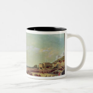 Napoleon III  Welcoming Queen Victoria Two-Tone Coffee Mug