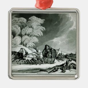 Napoleon in disguise metal ornament