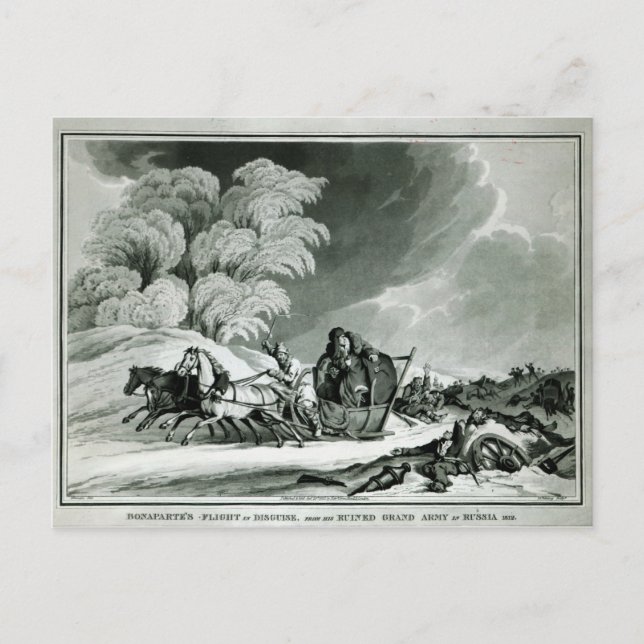 Napoleon in disguise postcard (Front)