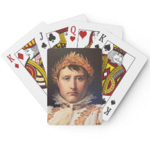 Napoleon Laurel-Wreath Crowned Hero Playing Cards 