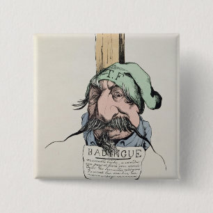 Napoleon le Petit' 2 Inch Square Button