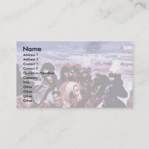 Napoleon On The Battlefield Of-Eylau (Detail) Business Card
