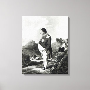 Napoleon on the island of St. Helena, 1820 Canvas Print