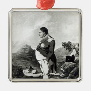 Napoleon on the island of St. Helena, 1820 Metal Ornament