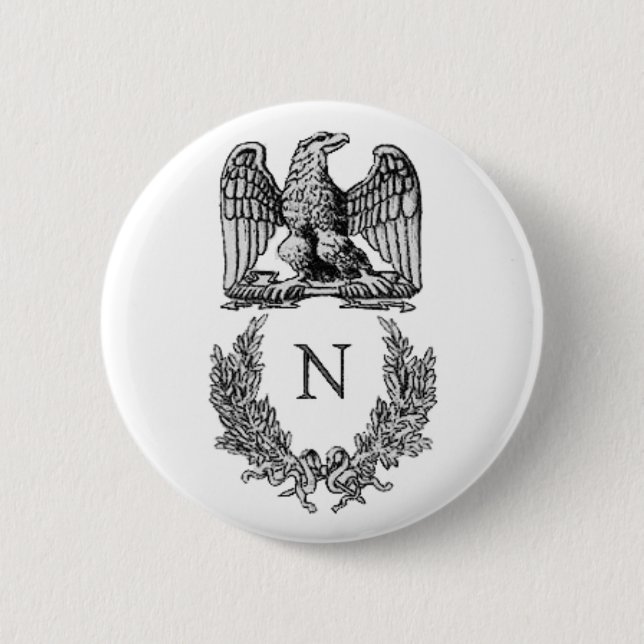 Napoleon Symbol 2 Inch Round Button (Front)