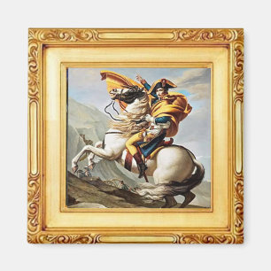 Napoléon traversant les Alpes par David - Magnet