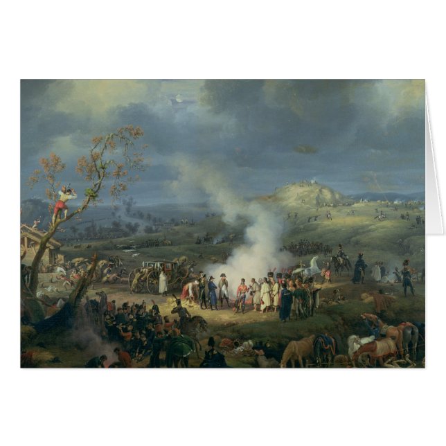 Napoléon visitant un bivouac (Devant horizontal)