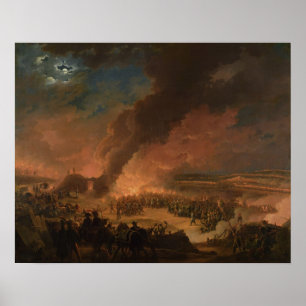 Napoleon  Visiting the Bivouacs Poster